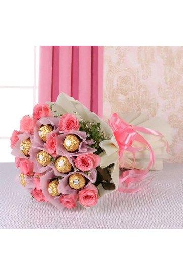 Ferrero Rocher n Roses Bouquet