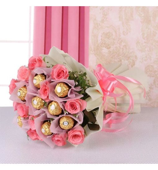 Ferrero Rocher n Roses Bouquet