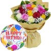 Mix Roses n Balloon Combo