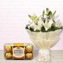 Oriental lilly n Rocher