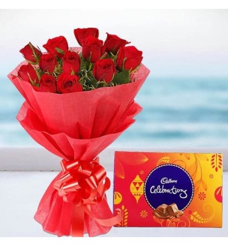 12 Red Roses n Celebration