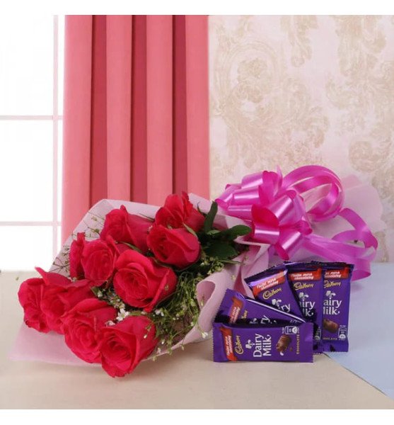 Rose And Choco Treat