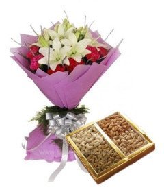 Flowers and Dry Fruit Combos