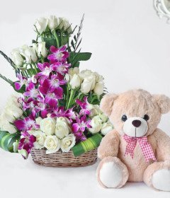 Flowers and Teddy Combos