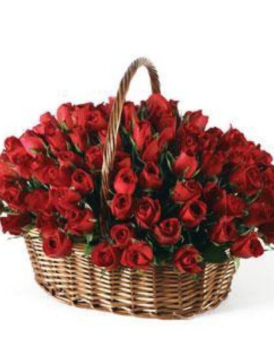 100 Roses Basket