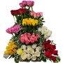 Mix Flowers Tall Arrangement