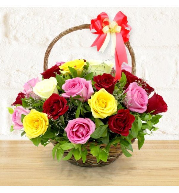 Colorful Basket Of Love