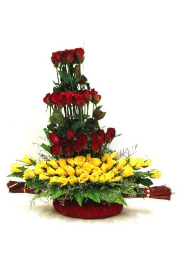 Eye Catching Flower Basket