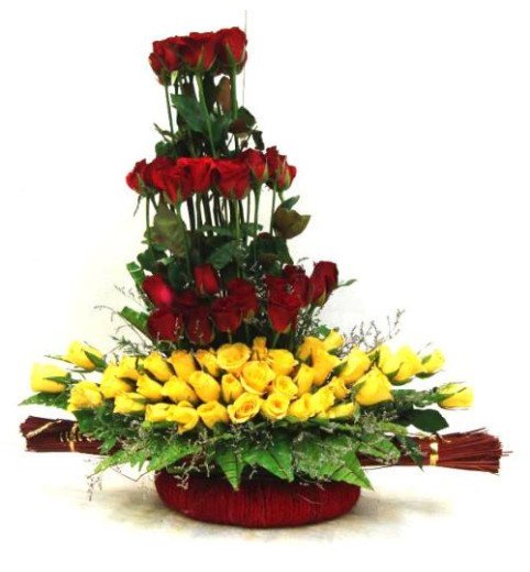 Eye Catching Flower Basket