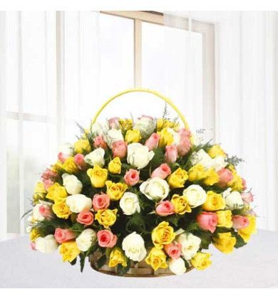 Pleasing Flowers Basket