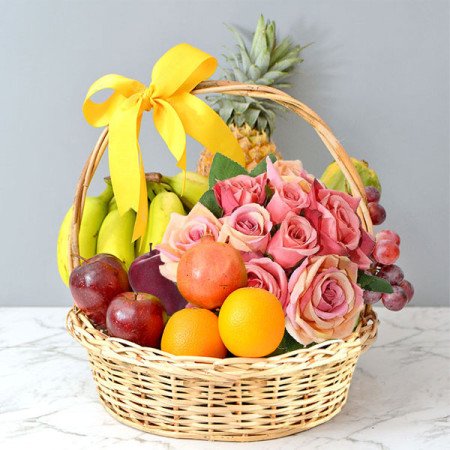 Blooming Flory Fruit Basket