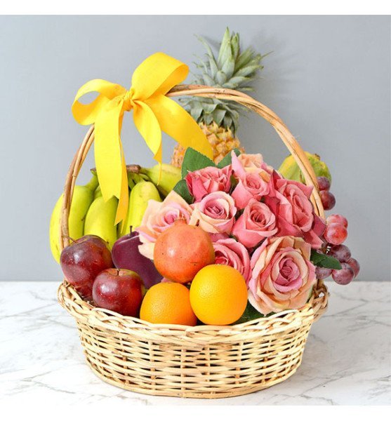 Blooming Flory Fruit Basket