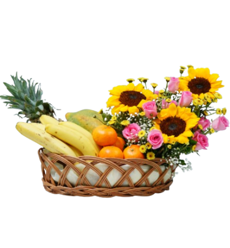 Sunflower Fruit Celebration Basket