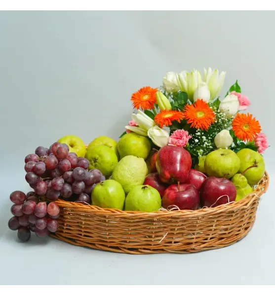 Mixed Fruit And Flower Bouquet