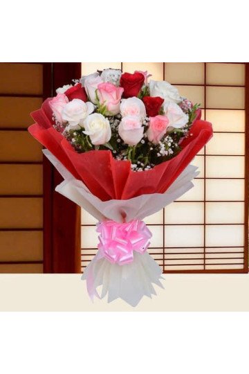 Adoring Darling - Mix Roses Bouquet