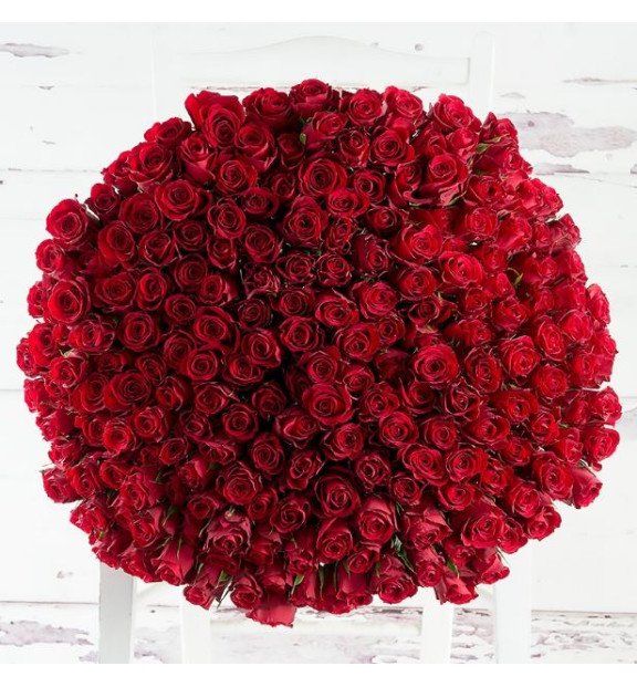 200 Roses Hand Bouquet