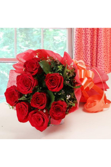 Hot Red Rose - Bunch Of Red Roses