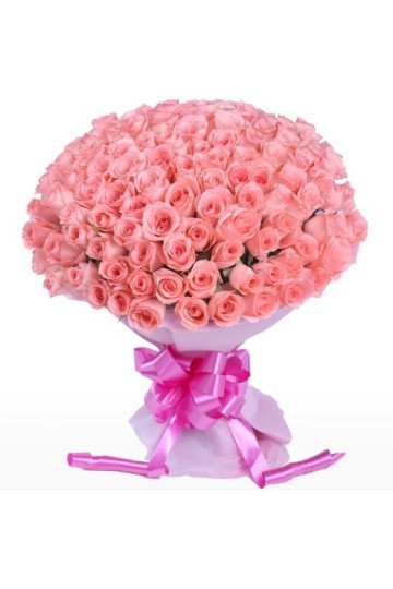 143 Pink Roses Hand Bouquet 143 Pink Roses Hand Bouquet