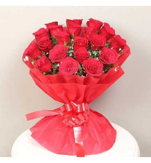 One True Love Hand Bouquet - Same-Day Delivery in Hyderabad