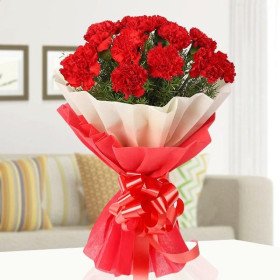 Red Carnival Hand Bouquets Red Carnival Hand Bouquets