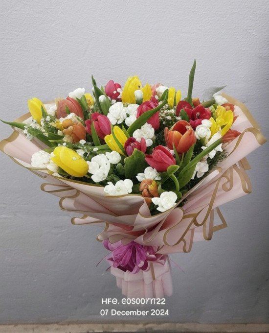 Tulips Special – Handcrafted Tulip Bouquet