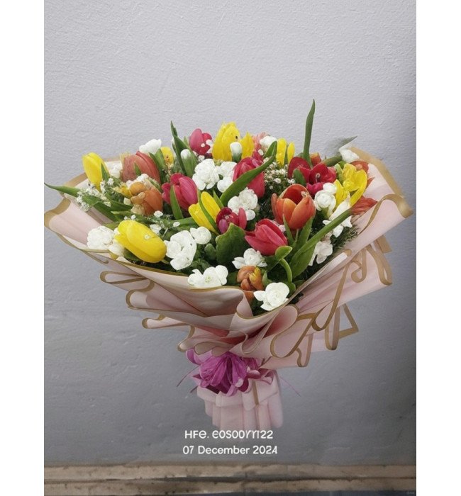 Tulips Special – Handcrafted Tulip Bouquet
