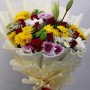 Floral Harmony – Mixed Flowers Hand Bouquet in Korean Wrap