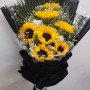 Golden Glow – Premium Sunflowers Flat Bunch
