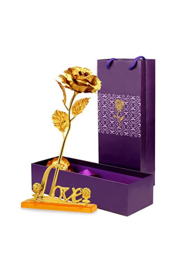 Golden Rose Valentine Gift