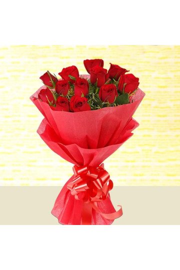 Pretty Red Roses Bouquet