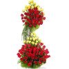 Two Step 80 Roses Arrangement