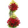 Two Step 80 Roses Arrangement